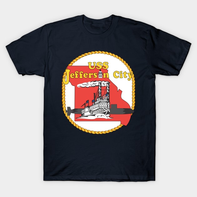 USS Jefferson City (SSN-759) wo Txt T-Shirt by twix123844